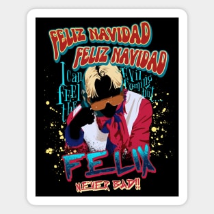 christmas evel felix skz Magnet